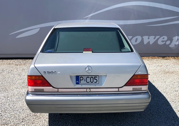 Mercedes-Benz Klasa S cena 159999 przebieg: 38120, rok produkcji 1996 z Poręba małe 407